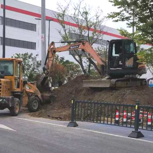 绿化土回填